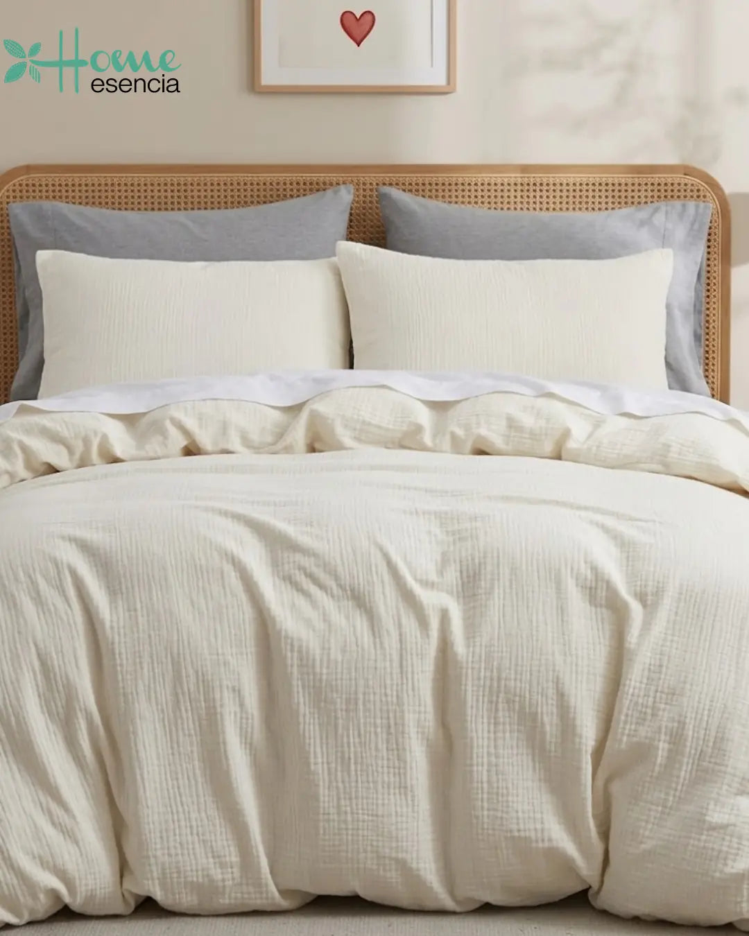Milk White Duvet Set