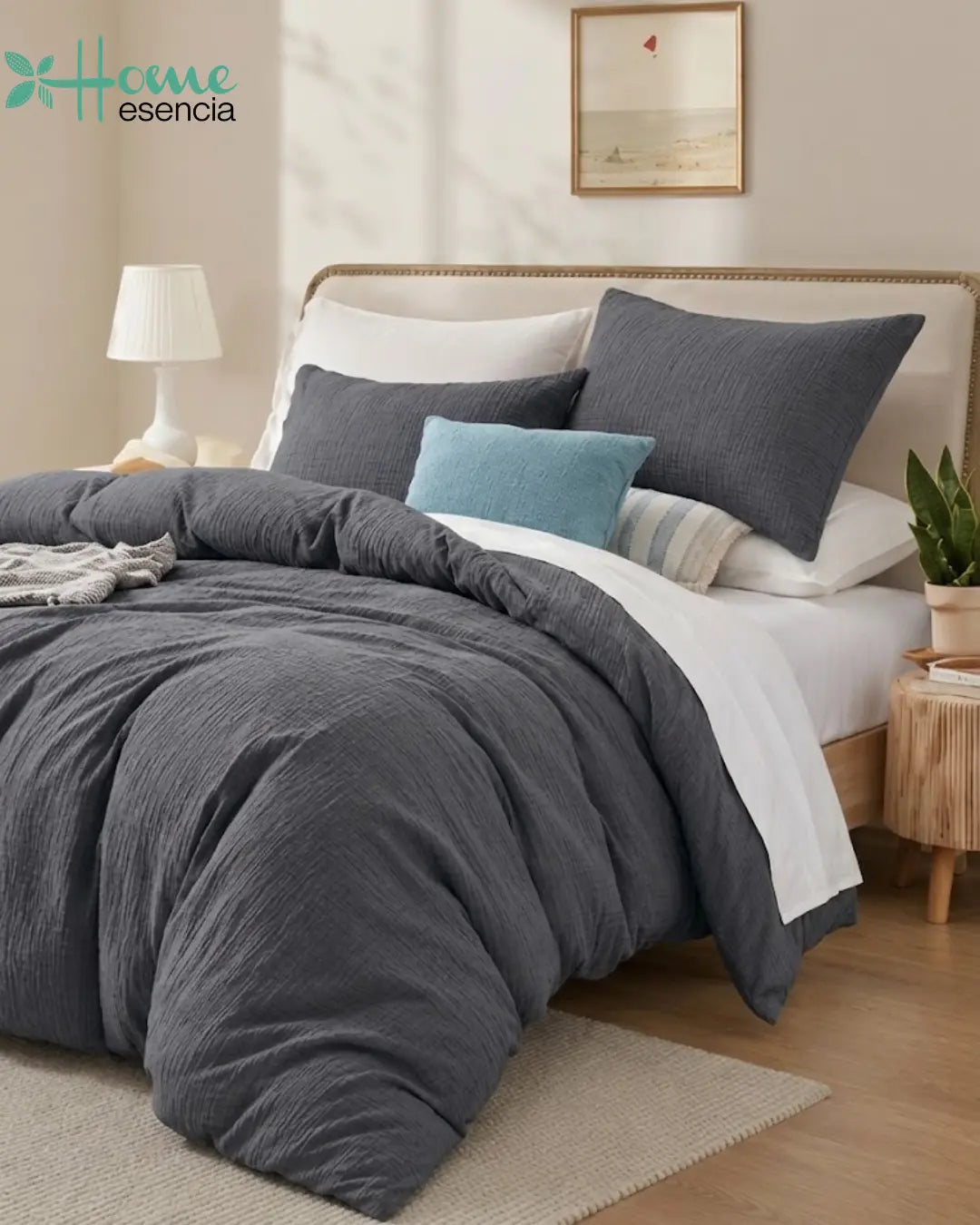 Charcoal Duvet Set
