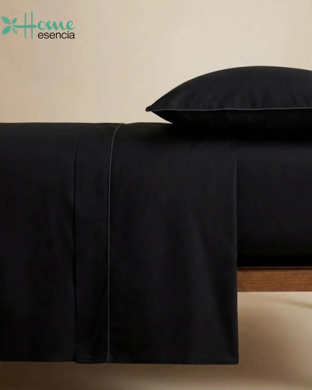 Zwart Black Duvet Set