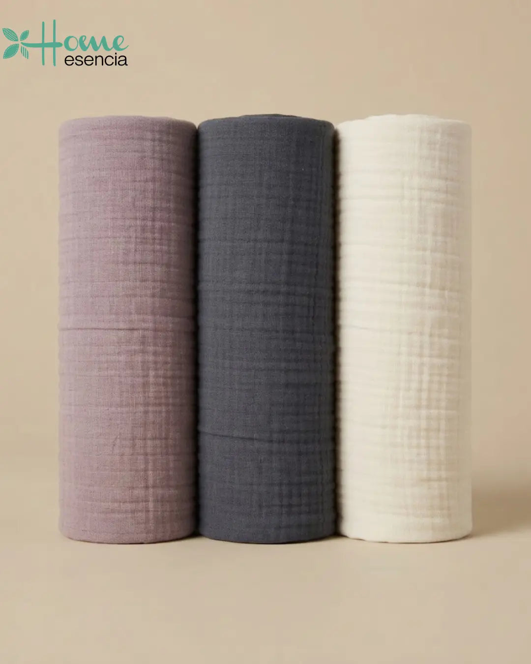 Lavender, Charcoal & White - Pack Of Three