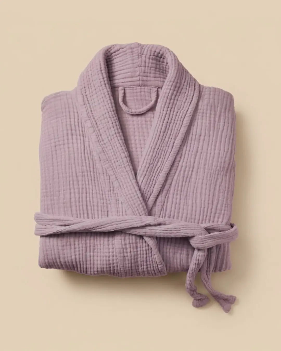 Lilac Waffle Robe