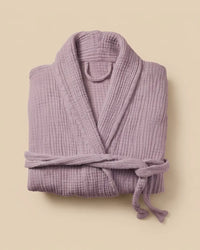 Lilac Waffle Robe