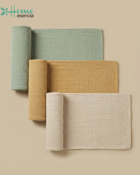 Sage, Mustard & Cream - Pack Of Three