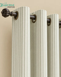 Cool Mint Yarn Dyed Curtains