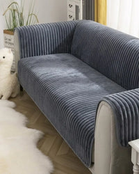 Slate Rib Sofa Cover