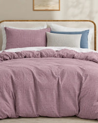 Lilac Muslin Duvet Set