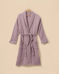 Lilac Waffle Robe