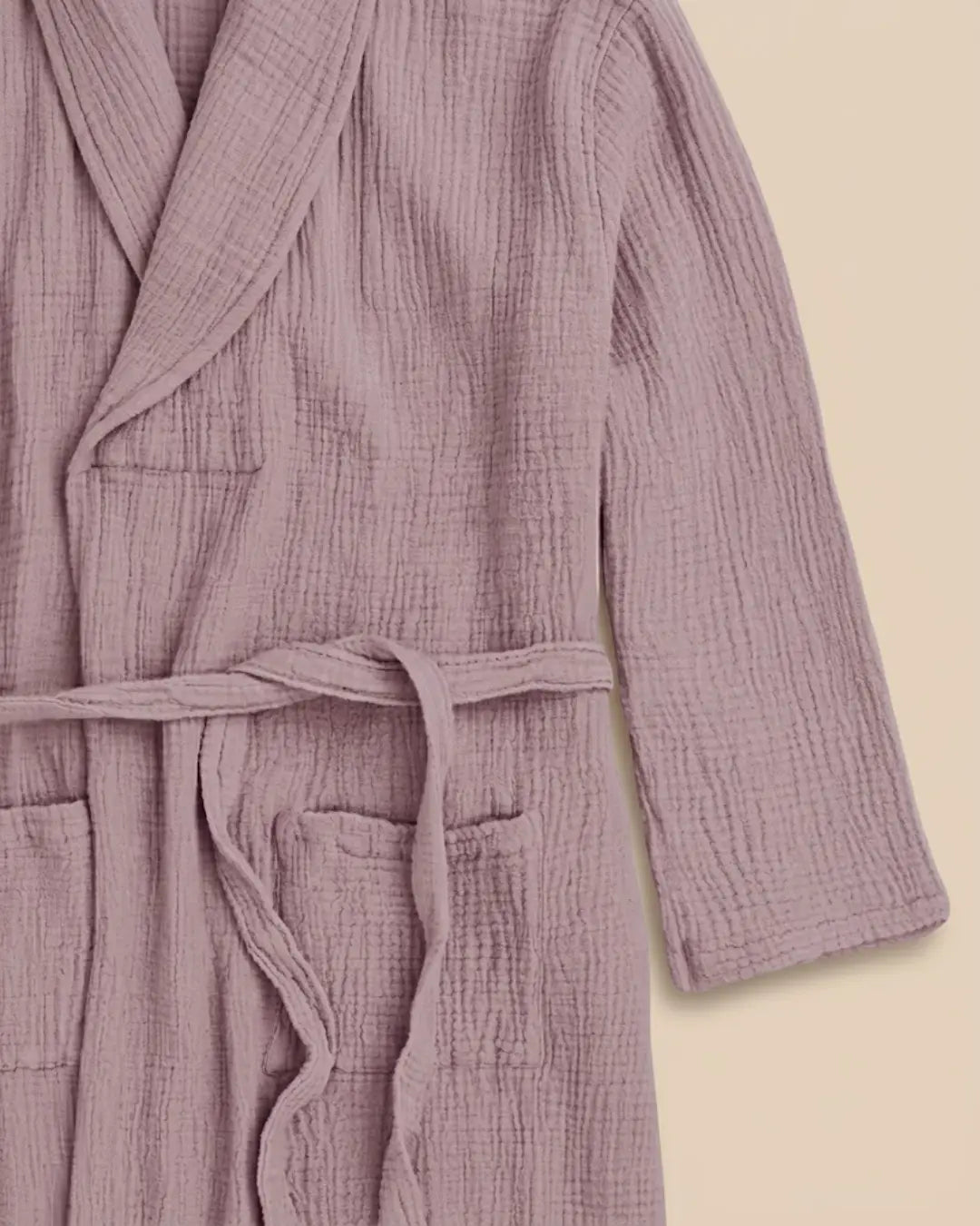Lilac Waffle Robe