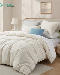 Milk White Duvet Set
