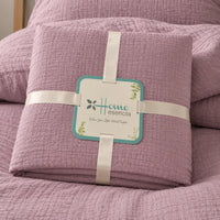 Lilac Muslin Duvet Set
